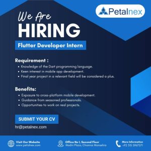 Flutter Developer Intern – Petalnex